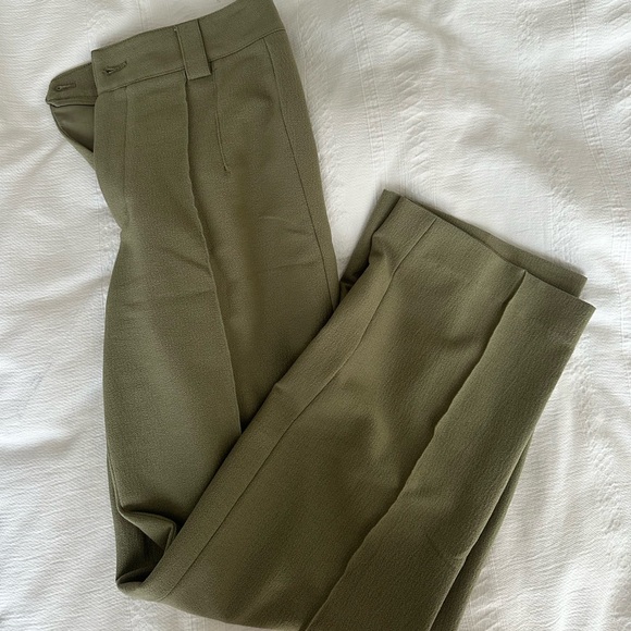 ZARA pants in size xs green - Picture 3 of 4